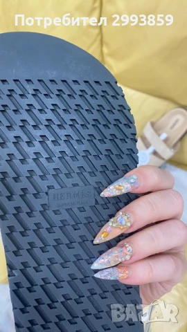 Чехли ЕРМЕС н.37* Hermes chypre sandals, снимка 5 - Чехли - 42728789