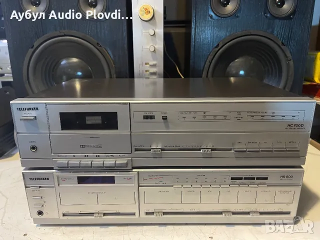 Telefunken HR 800 Receiver Telefunken HC 700 Касетефон Сет, снимка 3 - Аудиосистеми - 49690366