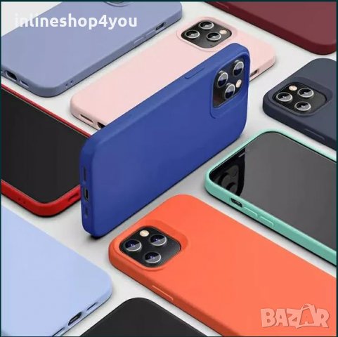 Матов Силиконов Кейс за Apple iPhone 12 /12 Pro / Max / 12 Mini, снимка 3 - Калъфи, кейсове - 31778793