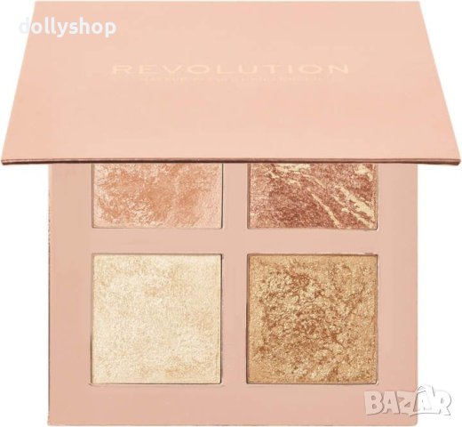 Makeup Revolution Ignite Палитра Хайлайтъри в Златисто - Бронзовата Гама