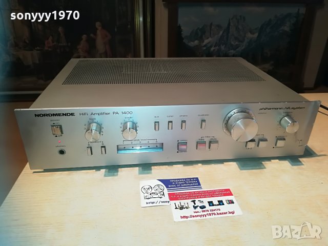 nordmende pa1400 hifi stereo ampli-450w-внос switzerland, снимка 2 - Ресийвъри, усилватели, смесителни пултове - 29684225