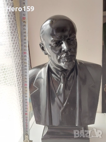 СССР-Много рядък бюст(-папиемаше) на В.И.Ленин/автор Иван Дмитриевич Шадр-1926 год., снимка 18 - Антикварни и старинни предмети - 54328639