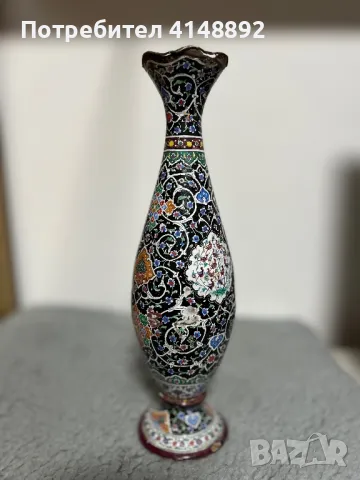 Старинна медна ваза 20 век, снимка 3 - Вази - 48501623