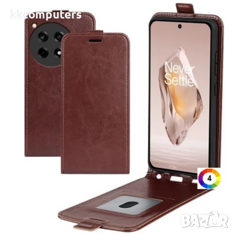 OnePlus Ace 3 5G / 12R 5G Flip3 Кожен Калъф и Скрийн Протектор, снимка 9 - Калъфи, кейсове - 51263115