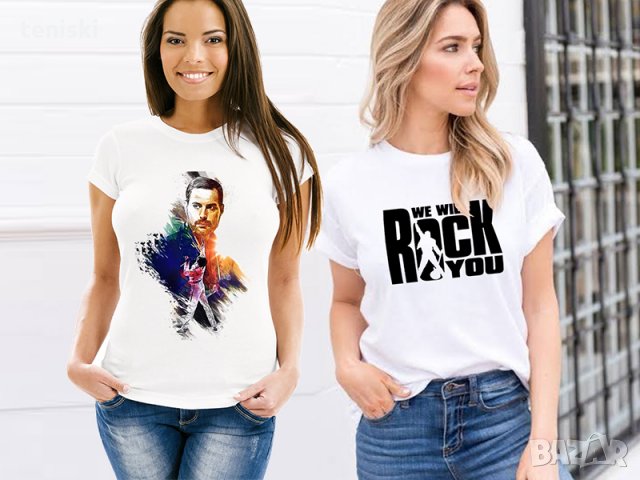  Рок тениска Queen Freddie Mercury 8 модела Всички размери, снимка 7 - Тениски - 29046829
