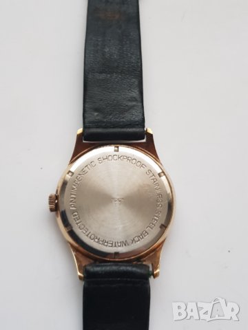 Мъжки позлатен механичен часовник ZENTRA, снимка 3 - Мъжки - 36956513