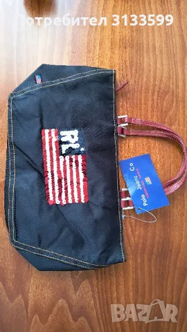 Две винтидж чанти от плат - голяма и малка Polo Jeans , снимка 7 - Чанти - 49411439