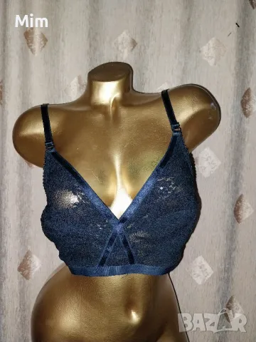 85 С Черен дантелен сутиен , снимка 5 - Бельо - 48762483