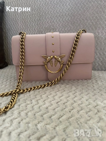 Чанта PINKO - естествена кожа