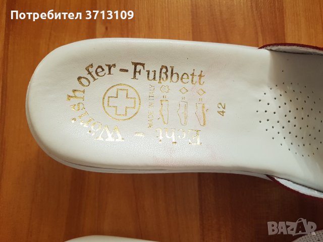 Нови дамски чехли ,Италия ,естествена кожа ,номер 42, снимка 3 - Чехли - 40561812