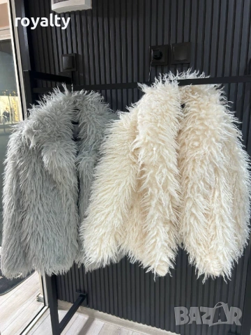 Дамски Палта Два Цвята 