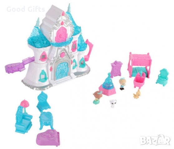 Детски комплект - Замък Замръзналото кралство, снимка 6 - Кукли - 29530321