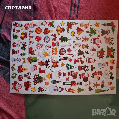 стикери  зимни различни, снимка 5 - Декорация за дома - 56311523