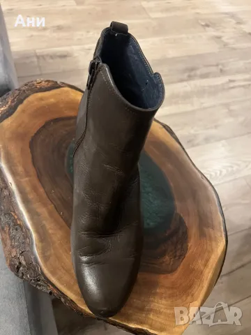 Кожени кафяви боти 39 Gerard Pasquier, снимка 4 - Дамски боти - 48525113