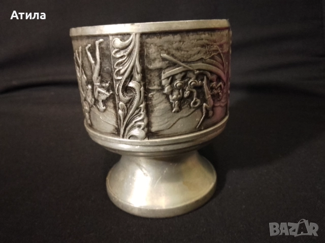 свещник норвежки калай 9/7 см