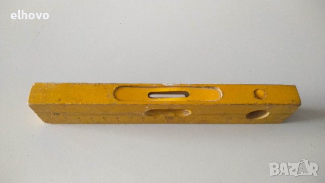 Стар дървен нивелир 20см, снимка 6 - Антикварни и старинни предмети - 40783531