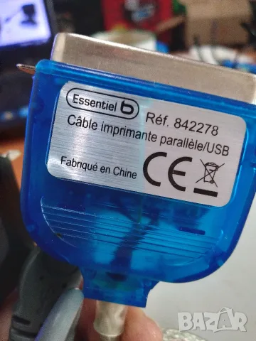Кабел за принтер USB to Parallel, снимка 5 - Кабели и адаптери - 56304722