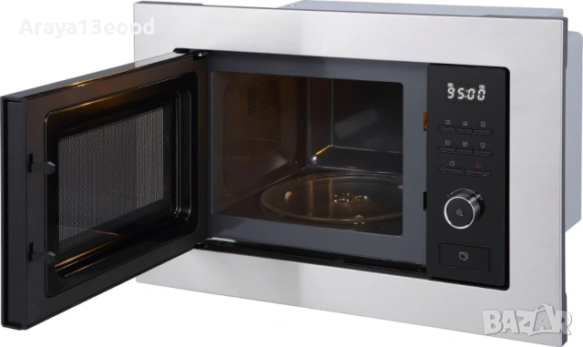 Микровълнова фурна с грил за вграждане Hanseatic AG820B3AT-P0CE40, 20 л, LED дисплей, снимка 3 - Микровълнови - 53910461