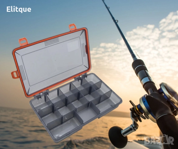 Кутия органайзер за риболов със закопчалка ,m-k28, снимка 4 - Такъми - 52841399