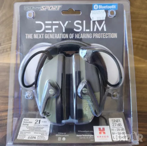 Активни антифони IsoTunes Defy Slim с Bluetooth, снимка 2 - Оборудване и аксесоари за оръжия - 55739762