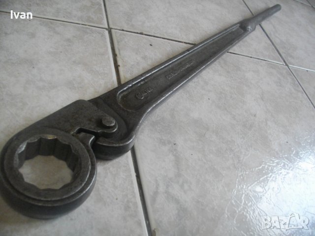 Голям камионаджийски Ключ до 32мм/Кръстат-Кръстачка/Тресчотъчен/Раздвижен-GEDORE/BELZER/VBW-Различни, снимка 5 - Ключове - 40738692