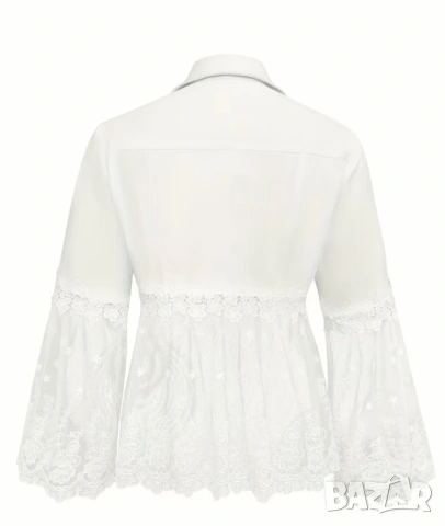 Дамско яке с дантела , снимка 2 - Якета - 53889749