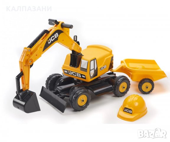 Екскаватор с ремарке и каска Falk JCB, снимка 2 - Други - 29578050