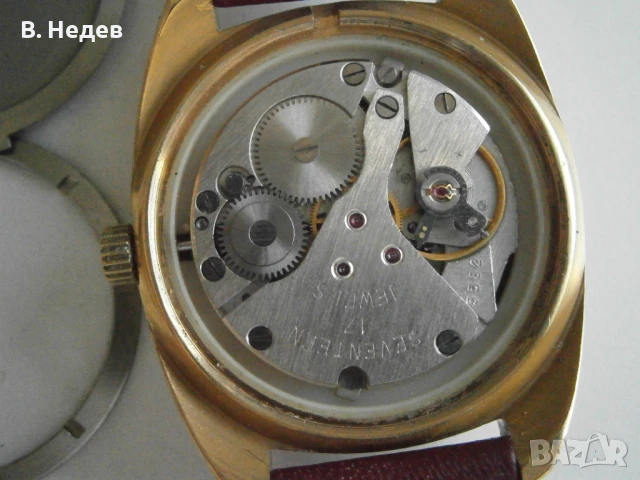 POLJOT, кал. 2614, 17 рубинови камъка, СССР. Мн. запазен!, снимка 8 - Мъжки - 51224826