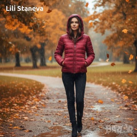 Топло капитонирано яке – практично, стилно и удобно всеки ден. BENETHON. , снимка 7 - Якета - 51858589