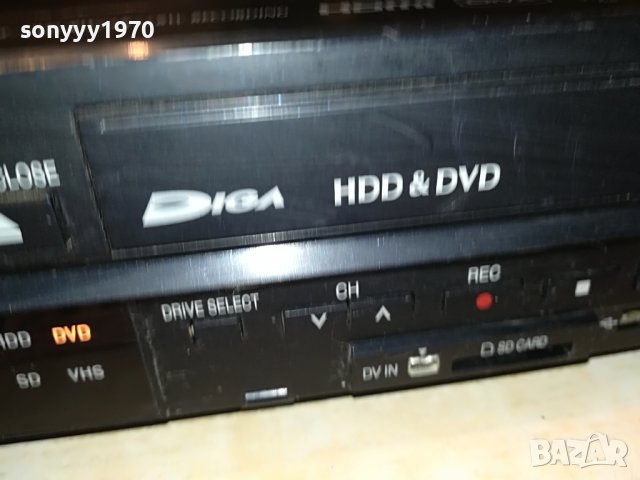 PANASONIC DMR-EX98V VIDEO/HDD/DVD/USB/HDMI-ВНОС GERMANY 1408221420, снимка 6 - Плейъри, домашно кино, прожектори - 37689278
