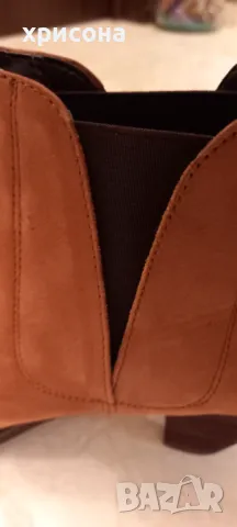 Нови кафяви боти на токче, снимка 2 - Дамски боти - 48193456