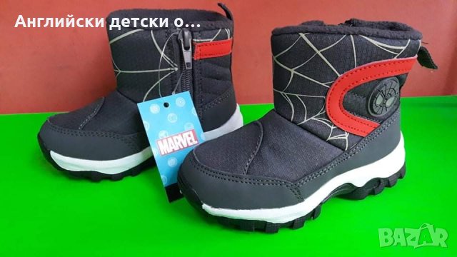 Английски детски апрески-SPIDER MAN, снимка 3 - Детски боти и ботуши - 35249919