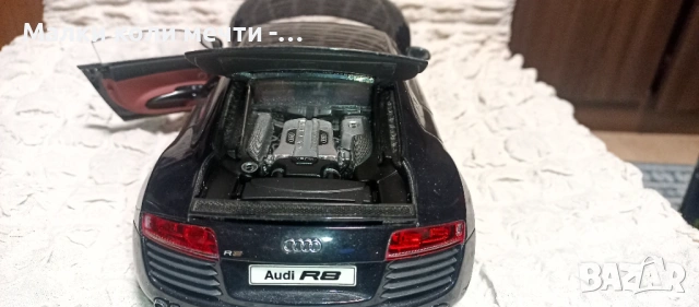Метална кола Audi R8 ,1:18 , Kyosho, снимка 7 - Колекции - 53290315