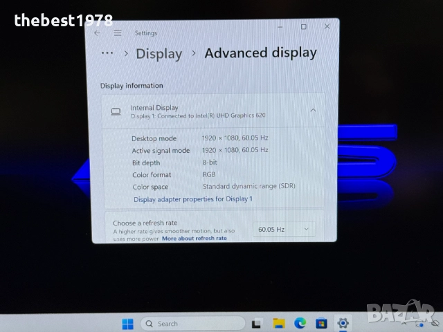 Asus ZenBook 14`i7-8565U/Nvidia MX150/512GB NVMe/8GB RAM/Full HD IPS, снимка 11 - Лаптопи за работа - 52087141