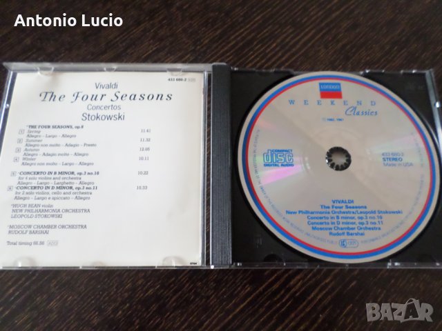 Vivaldi - the Four Seasons , снимка 2 - CD дискове - 40819596