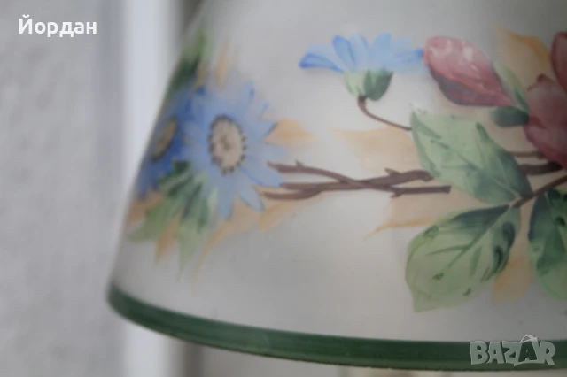 Стара настолна лампа, снимка 4 - Настолни лампи - 50461983