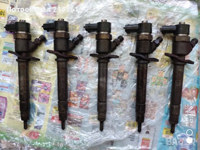 Дюзи инжектори BOSCH  8658352 8658351 0445110078 за Volvo V70 XC70 XC90 S60 S80  2.4 D5 Дизел 163kc , снимка 3 - Части - 51299428