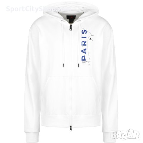 Мъжки Суитшърт Nike Paris Saint Germain FZ DN6150-100, снимка 1 - Суичъри - 40680011