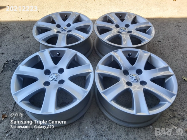 4 броя алуминиеви джанти за Peugeot 2008,208,207,307 16, снимка 3 - Гуми и джанти - 51523212