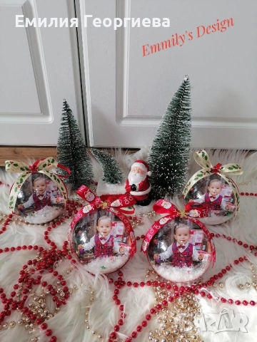 Коледни топки със снимки на НАЙ- НИСКИ ЦЕНИ И НАЙ- ДОБРО КАЧЕСТВО САМО ПРИ НАС! , снимка 8 - Други - 52438316