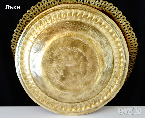 Бронзова фруктиера,съд Collini Austria, 30 см., 1.4 кг. , снимка 6 - Антикварни и старинни предмети - 52122936