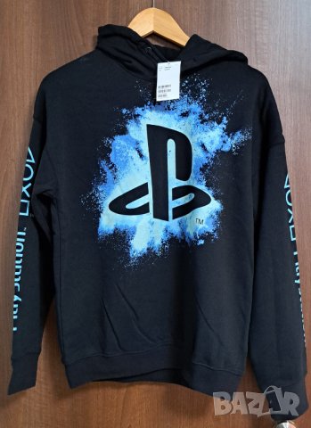 Н&М НОВ Суичер с принт и качулка 12-14 г, снимка 2 - Детски анцузи и суичери - 42462266