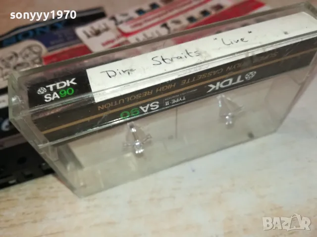 🛑TDK SA90 HIGH POSITION-DIRE STRAITS LIVE 1911241454, снимка 8 - Аудио касети - 48026537