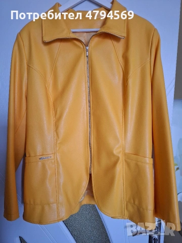 дамско яке изкуствена кожа размер 50