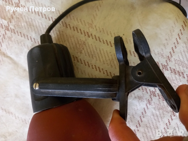 Нощна лампа със щипка, БГ, соц , снимка 4 - Антикварни и старинни предмети - 51845504