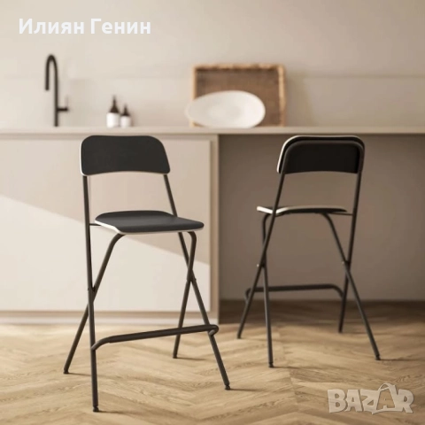 Комплект от два бар стола, снимка 9 - Столове - 52697505