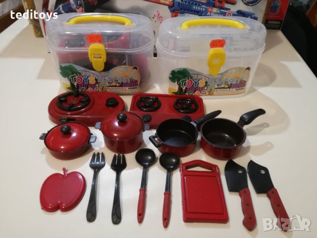 Кухненски комплект с куфарче, снимка 4 - Играчки за стая - 31058641