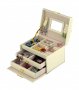 Луксозна кутия-куфар за бижута и козметика на три нива - код 1756, снимка 1 - Други - 34266165