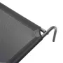 vidaXL Повдигнато легло кучета черно 150x90x20 cm Текстилен и стомана, снимка 7