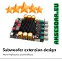 Нов Мощен 2.1-канален Bluetooth стерео аудио Усилвател ZK-AS21P 1200W Max 2x300W + 600W с двоен чип , снимка 12